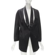 Pre-owned Silk outerwear Givenchy Pre-owned , Black , Dames