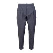 Heren Chino Broek. Lage Taille. Tapered Fit. Dondup , Gray , Heren