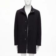 Pre-owned Wool outerwear Prada Vintage , Black , Dames