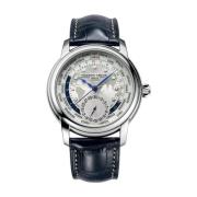 Klassieke Worldtimer Horloge Frederique Constant , Blue , Dames