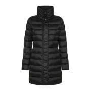 Zwarte jas oor dames met pistache quilten Peuterey , Black , Dames