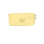 Pre-owned Fabric handbags Chanel Vintage , Yellow , Dames