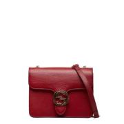 Pre-owned Leather gucci-bags Gucci Vintage , Red , Dames