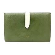 Pre-owned Leather wallets Celine Vintage , Green , Dames