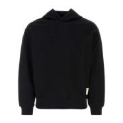 Zwarte katoenen sweatshirt Emporio Armani , Black , Heren