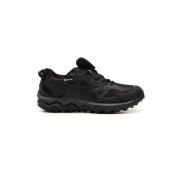 Unisex Lage Sneakers Mizuno , Black , Heren