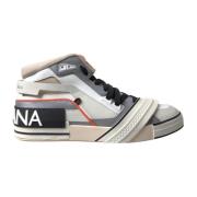 Multicolor Leren High Top Sneakers Dolce & Gabbana , Multicolor , Here...