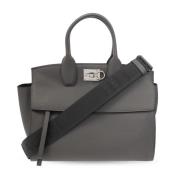 ‘Studio Large’ shopper tas Salvatore Ferragamo , Gray , Dames