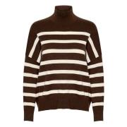 Gestreepte Coltrui Coltrui - Bruin/Wit InWear , Brown , Dames