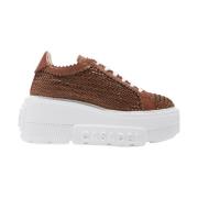 Nexus Hanoi Sneakers Casadei , Brown , Dames