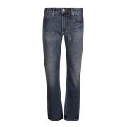 Moderne Straight Jeans Emporio Armani , Blue , Heren