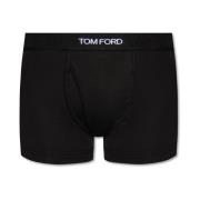 Boxershorts met logo Tom Ford , Black , Heren