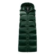 Pola Vest - Dames donsvest van Bright Nylon BomBoogie , Green , Dames