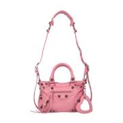 Neo Cagole Kleine Tote Tas met Zilverkleurige Details Balenciaga , Pin...