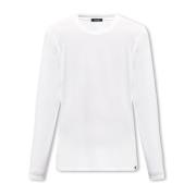 T-shirt met logo Tom Ford , White , Heren