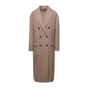 Bruine Jassen - Cappotto Brunello Cucinelli , Brown , Dames