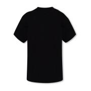 T-shirt met uitsparingen MM6 Maison Margiela , Black , Dames
