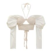 Mesta Overhemd - Stijlvol en Trendy The Mannei , White , Dames