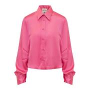 Alaina Overhemd Semicouture , Pink , Dames