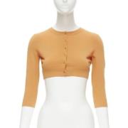 Pre-owned Fabric tops Alaïa Pre-owned , Orange , Dames