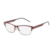 Metalen Frame Zonnebril Made in Italia , Brown , Dames