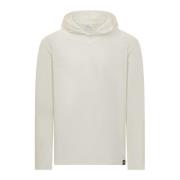 Hooded LS T-Shirt Courrèges , White , Heren