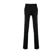 Slim Fit Wollen Broek PT Torino , Black , Heren