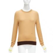 Pre-owned Wool tops Celine Vintage , Beige , Dames