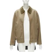 Pre-owned Cotton outerwear Burberry Vintage , Beige , Dames