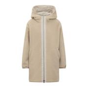 Omkeerbare Teddy Parka Woolrich , Beige , Dames