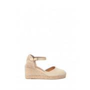 Ivory Sleehakken Castañer , Beige , Dames