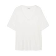 Witte Vale Tee - Off White Cashmere Blend Topper Anine Bing , White , ...