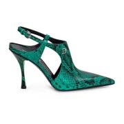 Slingback Pump Schoenen Dsquared2 , Green , Dames