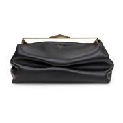 Diamanten Frame Clutch Pochette Jimmy Choo , Black , Dames