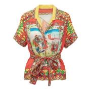 Stijlvolle Overhemden Dolce & Gabbana , Multicolor , Dames