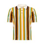 ‘Opti’ polo shirt Wales Bonner , Orange , Heren