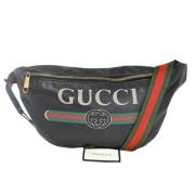 Pre-owned Leather gucci-bags Gucci Vintage , Black , Unisex