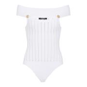 Opengebreide body Balmain , White , Dames