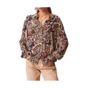 Zelie Shirt Ba&Sh , Beige , Dames