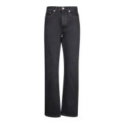Hoge taille katoenen jeans A.p.c. , Gray , Dames
