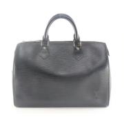 Pre-owned Leather louis-vuitton-bags Louis Vuitton Vintage , Gray , Da...