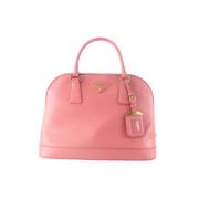 Pre-owned Leather prada-bags Prada Vintage , Pink , Dames