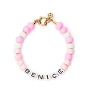 Pink Be Nice Beads Armband Sporty & Rich , Pink , Dames