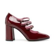 Bordeaux Patent Mary Jane Pumps Carel , Red , Dames