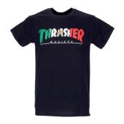T-Shirts Thrasher , Black , Heren