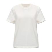 Katoenen T-shirt Bottega Veneta , White , Dames