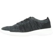 Stijlvolle Gebreide Sneakers voor Mannen Clarks , Black , Heren