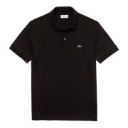 Zwarte Shirt Lacoste , Black , Heren