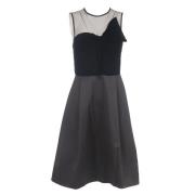 Mouwloze jurk met tule en fluwelen lijfje Ralph Lauren , Black , Dames