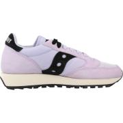 Vintage Suede Logo Damessneakers Saucony , Purple , Dames